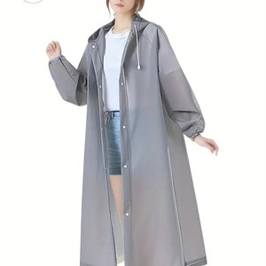 Customized Printing Disposable Waterproof EVA Material Fashionable Lightweight Travel Outdoor High Quality <strong>Raincoat</strong> Best Seller - Product Image 3
