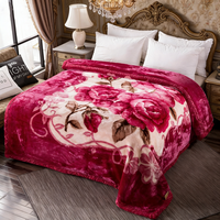 Nouvelle couverture en polaire Raschel Lorenda personnalisée, super douce, confortable, toutes saisons, multicolores, 8 kg, 2 plis