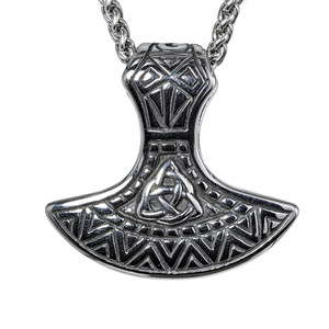 Collar de Hombre de Acero Inoxidable con Colgante de Barco Dragón Vikingo Nórdico y Símbolo Valknut, Estilo Punk Vintage, Joyería de Regalo - Product Image 3