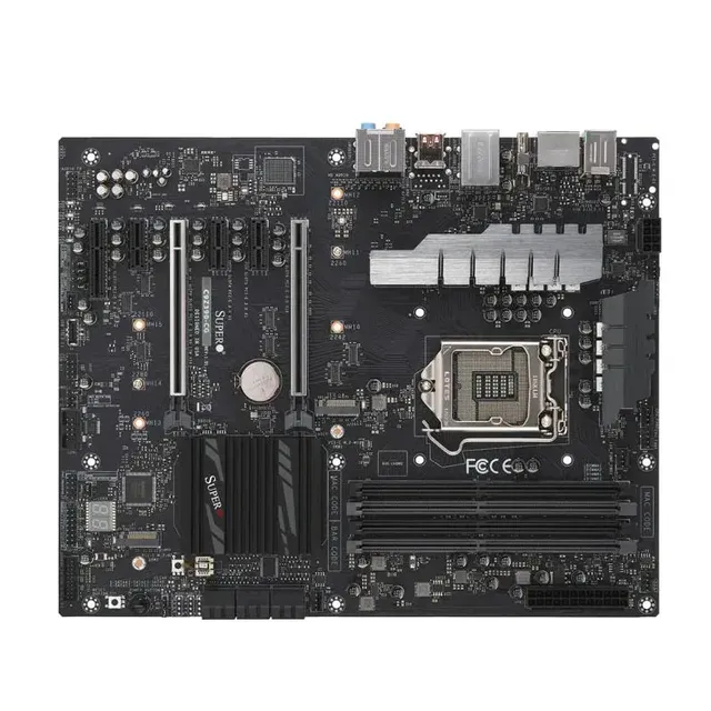 Refurbished C9Z390-CG ATX Server Motherboard Intel 8th/9th Gen CPU 4slots UDIMM DDR3 2666mhz RAM SATA Integrated
