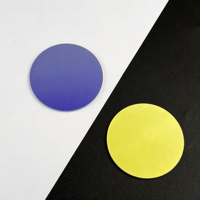 Filtre en verre optique à revêtement dur avec bande passante personnalisée pour l'éclairage LED de vision industrielle