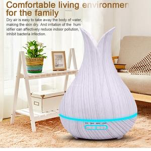 Difusor de Aroma con Acabado Madera YX-088, Humidificador Ultrasónico de 0.5L con Luz Nocturna para Uso Doméstico y Comercial - Product Image 3