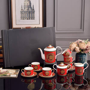 Service de table en porcelaine fine de 15 pièces, style nordique, avec tasses et soucoupes en céramique de luxe pour salle à manger - Vente en gros - Product Image 1