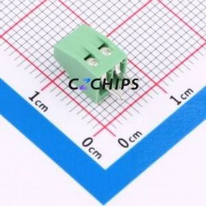 C254128V-2P0G36 Screw Terminal Block Through hole Component (THT),P=2.54mm Connector 1x2P 2.54mm 2P 1 - Product Image 2