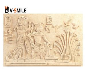 Natürliche Teakholz Sandstein fliesen Außen dekoration Bodenbelag Marmor Sandstein platte Bali Island Skulptur Relief - Product Image 1