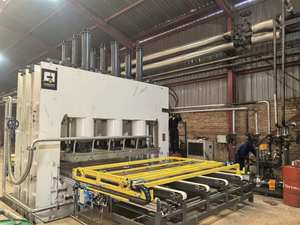 Melamin lamine levhalar için güvenilir makine <span class=keywords><strong>MDF</strong></span> melamin laminasyon kısa döngüsü sıcak pres makinesi - Product Image 3