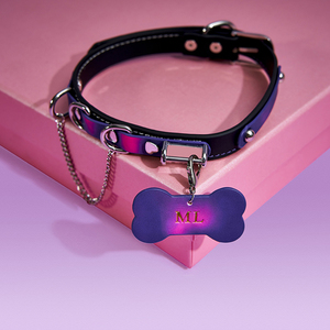 Collier pour chien <span class=keywords><strong>en</strong></span> os à effet thermique, jouet BDSM pour adulte, de contrainte et de punition, chaîne à changement de couleur, pour dressage de soumis, unisexe, alternative - Product Image 3