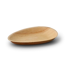 Assiettes en feuilles de palmier en forme de goutte d'eau de 17 cm pour bar et service d'événements en boîte de nuit - Product Image 4
