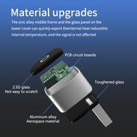 Adaptador Inalámbrico CarPlay USB Tipo C Portátil para Android Auto, iPhone, iOS, Convertidor Automático, Dongle, Plug and Play, Conversión con Cable