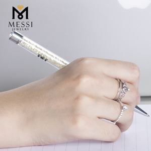 Messi Jewelryクラウン形状モアッサナイトの結婚指輪セットジュエリー14 18k 18 18kゴールド洗面所独立ダブル婚約結婚指輪セット - Product Image 4