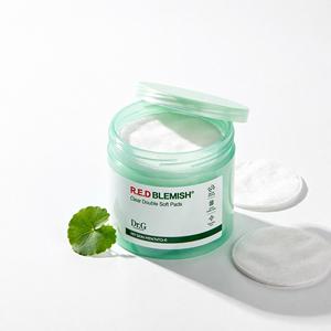Discos Desmaquillantes Dobles Suaves Dr.G Red Blemish Clear 60P, Cuidado Diario de la Piel, Para Todo Tipo de Piel - Product Image 1