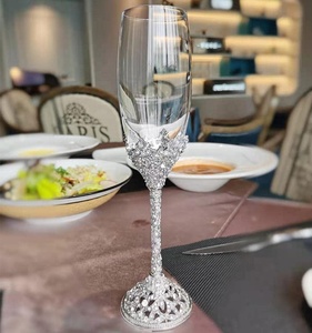 <span class=keywords><strong>Flûte</strong></span> à <span class=keywords><strong>champagne</strong></span> en <span class=keywords><strong>cristal</strong></span> pour mariage, anniversaire de mariage, toast - Product Image 2