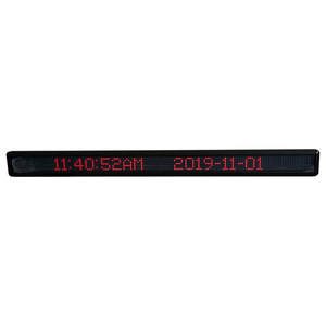 Pantalla LED de 16*160 en Rojo para Aplicaciones Domésticas con RS232 - Product Image 4