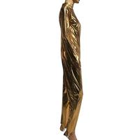 Costumes de danse métalliques brillants pour femmes, combinaison une pièce pour adultes, vêtements de club, costumes de festival, sexy