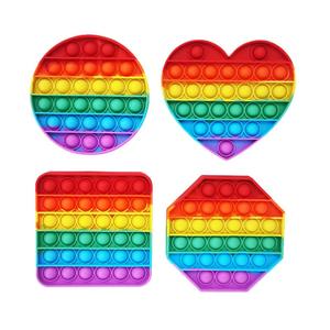 Les dessins de dessin animé peuvent être personnalisés <span class=keywords><strong>jeu</strong></span> de table pour enfant jouets à bulles à éclater article arc-en-ciel - Product Image 6