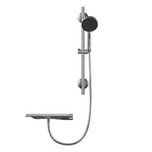 Aluminum Alloy Square Handheld Shower Set With Adjustable <b>Spray</b> Massage Wall <b>Mounted</b> For Bathroom - Product Image 1