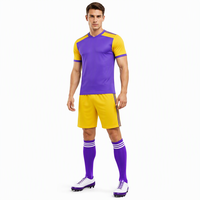 Maillot de football américain pour homme, 100 % polyester, respirant, séchage rapide, protection UV, évacuation de l'humidité, ensemble de vêtements de sport