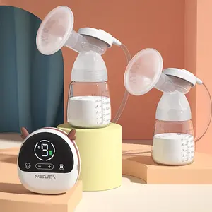 MISUTA 지능형 터치 Led 아기 수유 용품 전기 충전식 양면 유방 펌프