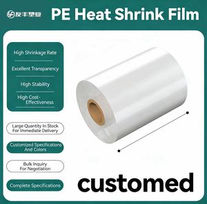Film rétractable <span class=keywords><strong>Youfeng</strong></span> OEM, qualité professionnelle, film rétractable PE, emballage résistant à l'humidité pour aliments et marchandises - Product Image 3