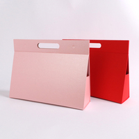 Caja Magnética Plegable Triangular, Cajas de Cartón Rígido con Asa, Papel de 2 mm de Grosor, Embalaje Personalizado con Logotipo Propio para Envío Portátil