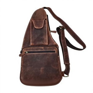 Sac de voyage unisexe tendance en cuir véritable vintage, imperméable, avec fermeture éclair, personnalisable, pour ordinateur portable, tablette, rangement photo, sac à bandoulière - Product Image 3