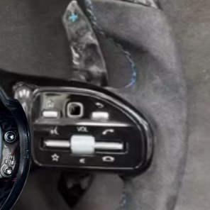 Volante de Fibra de Carbono Forjado para Mercedes Benz A45 W204 W205 W176 W246 W231 W172 W218 W166, Accesorios para Volante - Product Image 4