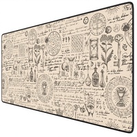 Tapis de souris d'ordinateur Tigerwings aux couleurs vives, imprimés et personnalisables avec logo, vente en gros directe usine, avec surpiqûres aux bords, 800*300*3mm
