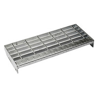 Plateforme de marche extérieure en acier au carbone galvanisé à chaud anti-corrosion avec marches métalliques