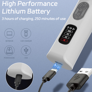 Tondeuse à <span class=keywords><strong>cheveux</strong></span> sans fil rechargeable USB SiMAiSHE-D9 pour hommes, 7000 tr/min, batterie 2200 mAh, autonomie 250 min, kit <span class=keywords><strong>de</strong></span> tondeuse à <span class=keywords><strong>cheveux</strong></span> pour barbier - Product Image 5