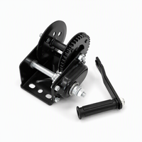 Treuil de bateau autobloquant avec frein automatique et sangle personnalisable en acier pour le remorquage de yachts et de remorques