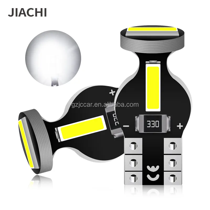 JIACHI FACTORY Auto Lighting Systems Led W5W T10 Car Light Bulb 194 168 921 7020 3SMD 12V White Dome Map Reading Lights Lamps