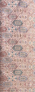 Floral Embroidered Cotton <b>Lace</b> Fabric Georgette Embroidery Fabric for Wedding Dupatta Lightweight Embroidery Fabric - Product Image 1