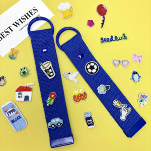 32MM DIY Leinengurt Schlüsselband Abnehmbare Verdickte Eisen-Patches für Schlüsselanhänger Geldbörse Gepäck Dekorative Geschenke - Product Image 2