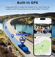 Cámara para Coche 4G con GPS Integrado, Visión Nocturna Infrarroja, Grabador de Estacionamiento, Cámaras Duales, Detección de Radar Dual, Sensor G, Grabación con una Sola Tecla