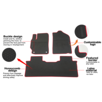 Tapis de sol de voiture sur mesure pour Toyota Corolla 2013-2019, accessoires intérieurs, tapis de sol automobiles imperméables, ensemble complet de 3 pièces