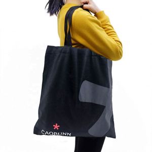 Bolsa de Tela de Algodón Crudo Orgánico, Bolsa de Compras Personalizada - Product Image 3