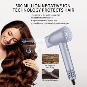 Profesyonel Salon 1800W yüksek hızlı saç kurutma makinesi kızılötesi konsantratörü fırçasız Motor 120000 RPM iyonik teknolojisi ile kadınlar için - Product Image 6