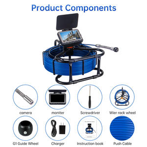 Caméra d'<span class=keywords><strong>inspection</strong></span> des égouts 10M avec DVR, écran 4,3 pouces, vision nocturne, pour plomberie, endoscope industriel, <span class=keywords><strong>inspection</strong></span> de conduites et de canalisations - Product Image 6