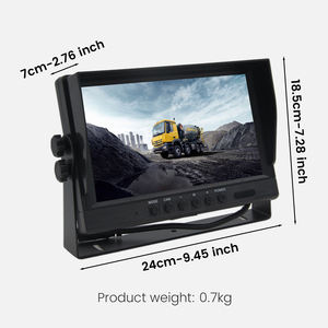 9 \ "مدخلات رقمية للشاحنة مقاس 4 بوصة مع مساعد عكسي بوظيفة منقسمة - Product Image 6