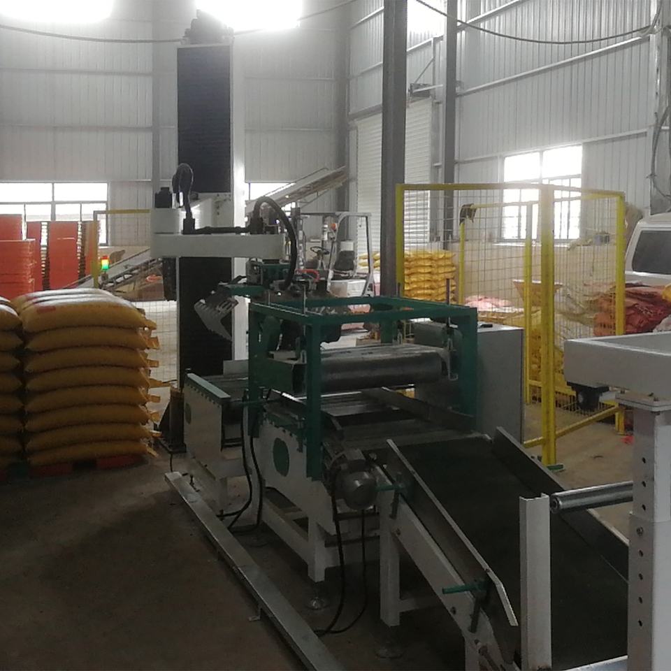 Automatic Palletizing Robot Arm Carton Box Stacking Bag Palletizer