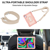 Tablet kılıfı ° dönebilen el kayışı Kickstand ve Lenovo Tab M11 K11 360 11 inç için çıkarılabilir omuz askısı ile 2024