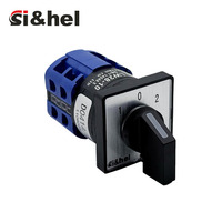 Interruptor Rotativo Universal Multiposición Si&hel 2P 10A~160A LW28, Control Remoto, Fuente de Alimentación Industrial, Plástico y Metal