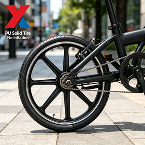 Rueda Sólida de <span class=keywords><strong>Espuma</strong></span> de PU, Neumático <span class=keywords><strong>Antipinchazos</strong></span> No Inflable para Silla de Ruedas, Scooter de Movilidad, Bicicleta, Pieza de Repuesto - Product Image 5