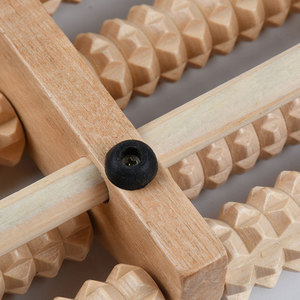 5 рядов, деревянный роликовый массажер для ног - Product Image 6