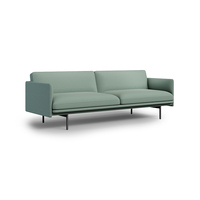 Canapé en mousse PU haute densité au design moderne, disponible en deux places, canapé de détente, mobilier de réception de bureau