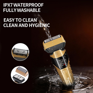 KEMEI Km-t425, la <span class=keywords><strong>Mejor</strong></span> Máquina de Afeitar Portátil de Cinco Cuchillas, Afeitadora Eléctrica Profesional Recargable para Hombre, Maquinilla de Afeitar para <span class=keywords><strong>Barba</strong></span> y Rostro - Product Image 6