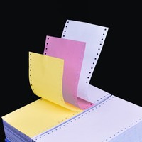Papel de impresión de oficina personalizado CB CFB CF multicolor personalizado NCR hoja de papel continuo sin carbón