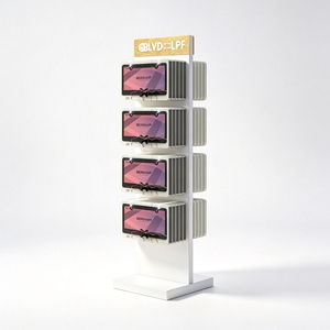 <b>Rotating</b> Double Sided Metal Floor <b>Display</b> Rack Freestanding Jewelry Accessories Retail <b>Display</b> <b>Stand</b> - Product Image 1