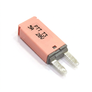 Interruptor de Circuito Mini de Cuchilla PTT Automotive 5A-30A T3 5A con Reinicio Manual, Plástico+Metal, 28VDC - Product Image 1