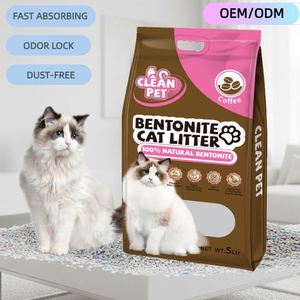 Arena para Gatos de Bentonita Natural Premium Ecológica 5L en Forma de Bola, Control de Olores, Aglomeración Fuerte, a Granel - Product Image 1